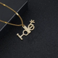 KPOP STRATKID SK BP AESP Letter Pendant Necklace, Fashionable Korean Wave, Fan Collection, Gift, Fans Merch Goods - Multicolor - View 13