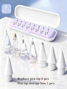 2026 Upgraded Replacement Nibs, Compatible With Apple Pencil Pro, Fine Metal Nibs Compatible With Apple Pencil 2nd Gen And 1st Gen/Apple Pencil USB-C, Wear-Resistant And Precise, Nib Set, Gift Box Packaging, Suitable For Gifting To Mothers, Family, Friends On Birthdays, Holidays, Etc. - Multicolor - View 13