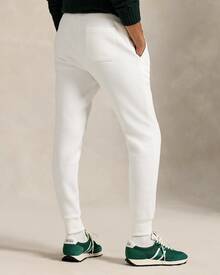 Polo Ralph Lauren Double-Knit Jogger Pant, Embroidered Logo Sweatpants - Men's - 白色 - 查看 4