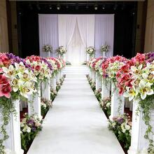 手工丝绸卡特兰兰花，艺术丝绸花，客厅花卉装饰，家居手工丝绸花，DIY婚礼花束、派对、家居客厅、厨房、花园、酒店、办公室、情人节、母亲节、生日礼物、春季家居花园派对装饰、DIY拱形花环装饰，也是送给女孩的绝佳礼物 - 彩色 - 查看 5