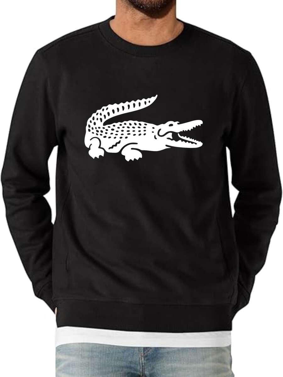 Men Sweatshirts - Black - View 1