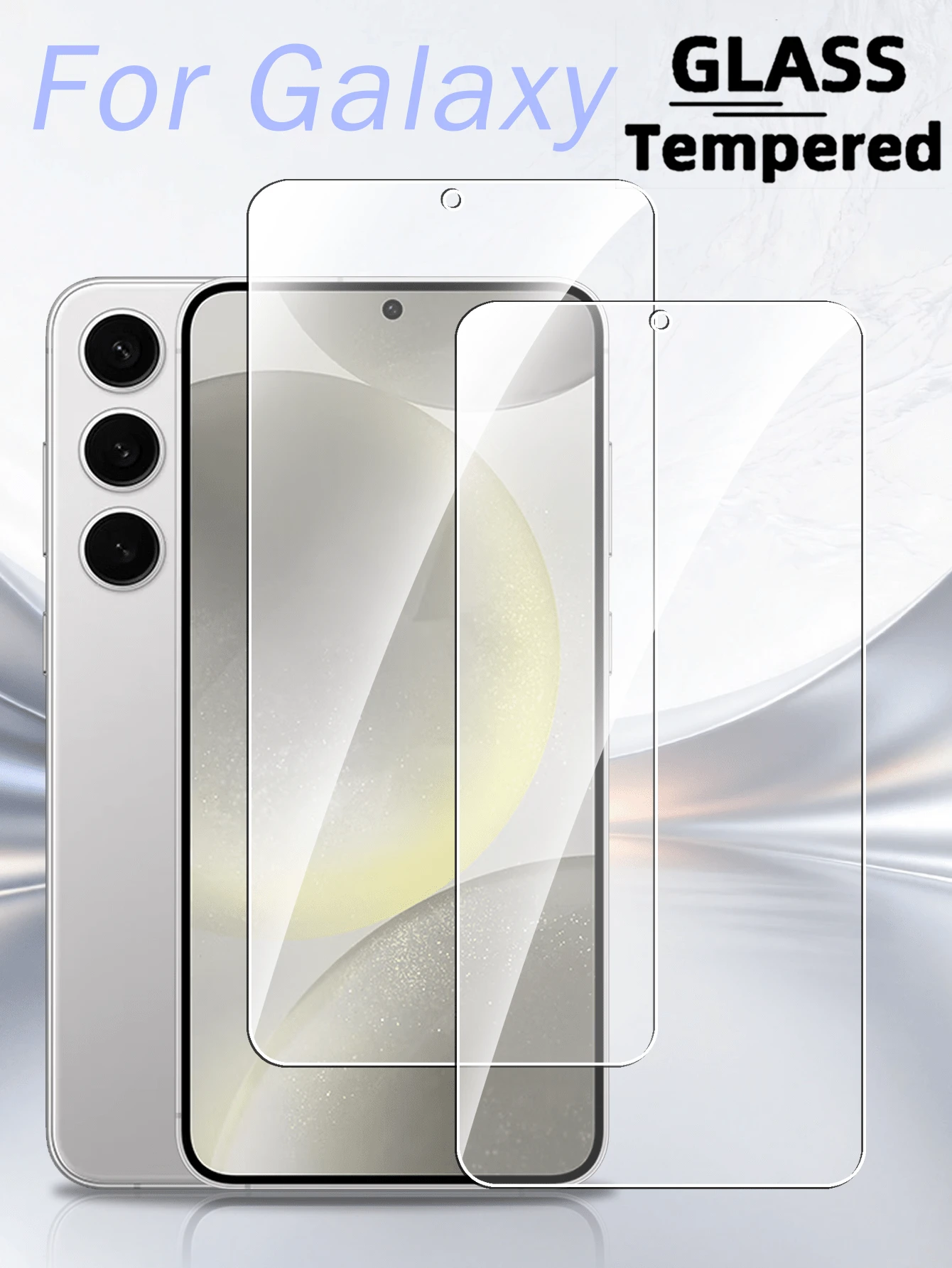 Bộ 2 miếng dán màn hình cường lực siêu trong suốt tương thích với Samsung Galaxy, hỗ trợ mở khóa vân tay siêu âm, độ trong suốt cao, chống bám vân tay, chống nổ, không bọt khí, độ dày 1.5mm, bao bì cứng cáp, độ trong suốt cao - Bảo vệ 5 trong 1, phụ kiện bảo vệ màn hình điện thoại di động thiết yếu, thích hợp sử dụng hàng ngày, văn phòng, nhà. Chống nước, chống sốc, chống rơi, chống trầy xước. - Trong sáng - Xem 1