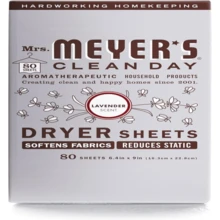 MRS. MEYER'S CLEAN DAY Dryer Sheets, Lavender, 80 Ct (Pack Of 12) - MàuF - Xem 2