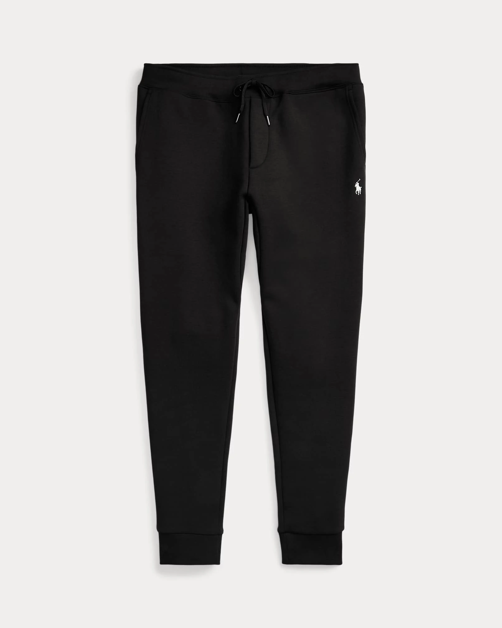 Pantalón jogger de punto doble Polo Ralph Lauren, pantalón de chándal con logotipo bordado - para hombre - Negro - Ver 1