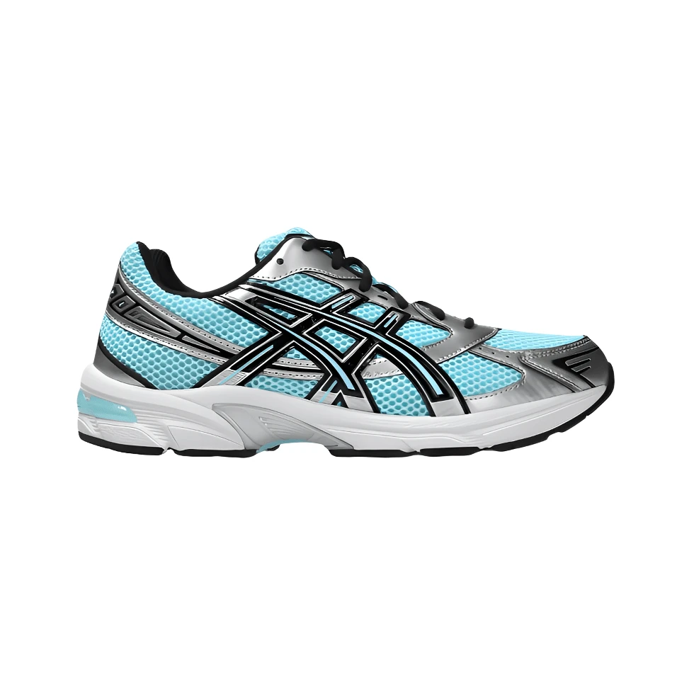 ASICS GEL-1130 Women's Retro Running Shoes - Blue/Silver/Black - 查看 1