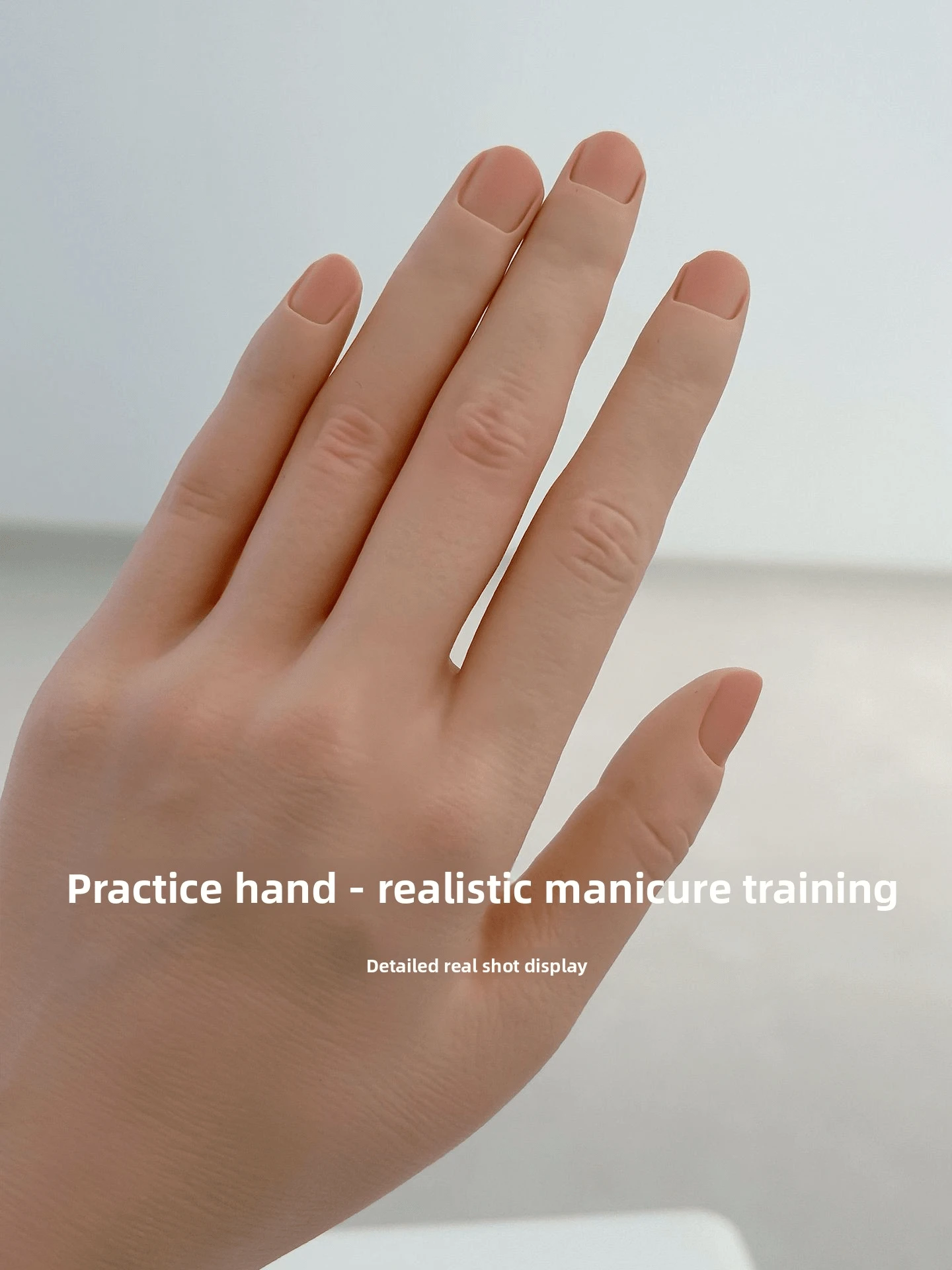 Modelo de mano para práctica de manicura, palma realista con dedos flexibles para entrenamiento de uñas, mano falsa de simulación para práctica de uñas, lista para usar como modelo de exhibición de mano para herramientas de arte de uñas, dedos suaves y flexibles, que muestra varios estilos de uñas, juego de herramientas de arte de uñas, accesorios de arte de uñas, suministros de técnico de uñas, suministros de arte de uñas, accesorios de uñas, artículos esenciales de manicura