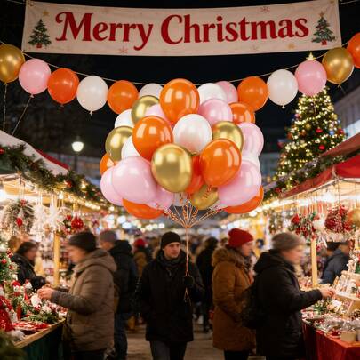 36pcs/Set Orange Balloon Kit, Balloon Ribbons/Metallic Finish, Gold Metallic Balloons, Neutral Bridal Shower Party Decorations, Suitable For Anniversary/Birthday Party/Bachelor/Bachelorette Party/Gender Reveal, Gift