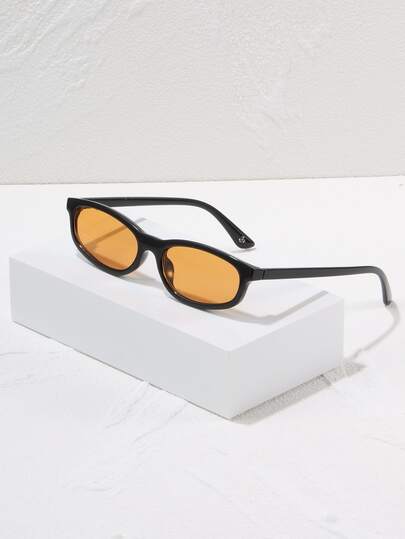 1pc Lightweight Narrow Frame Cat Eye (Factory Direct At Super Low Price) For Women, Retro Versatile Fashion Glasses Suitable For Street Style, Runway, Party, Fashion Accessory