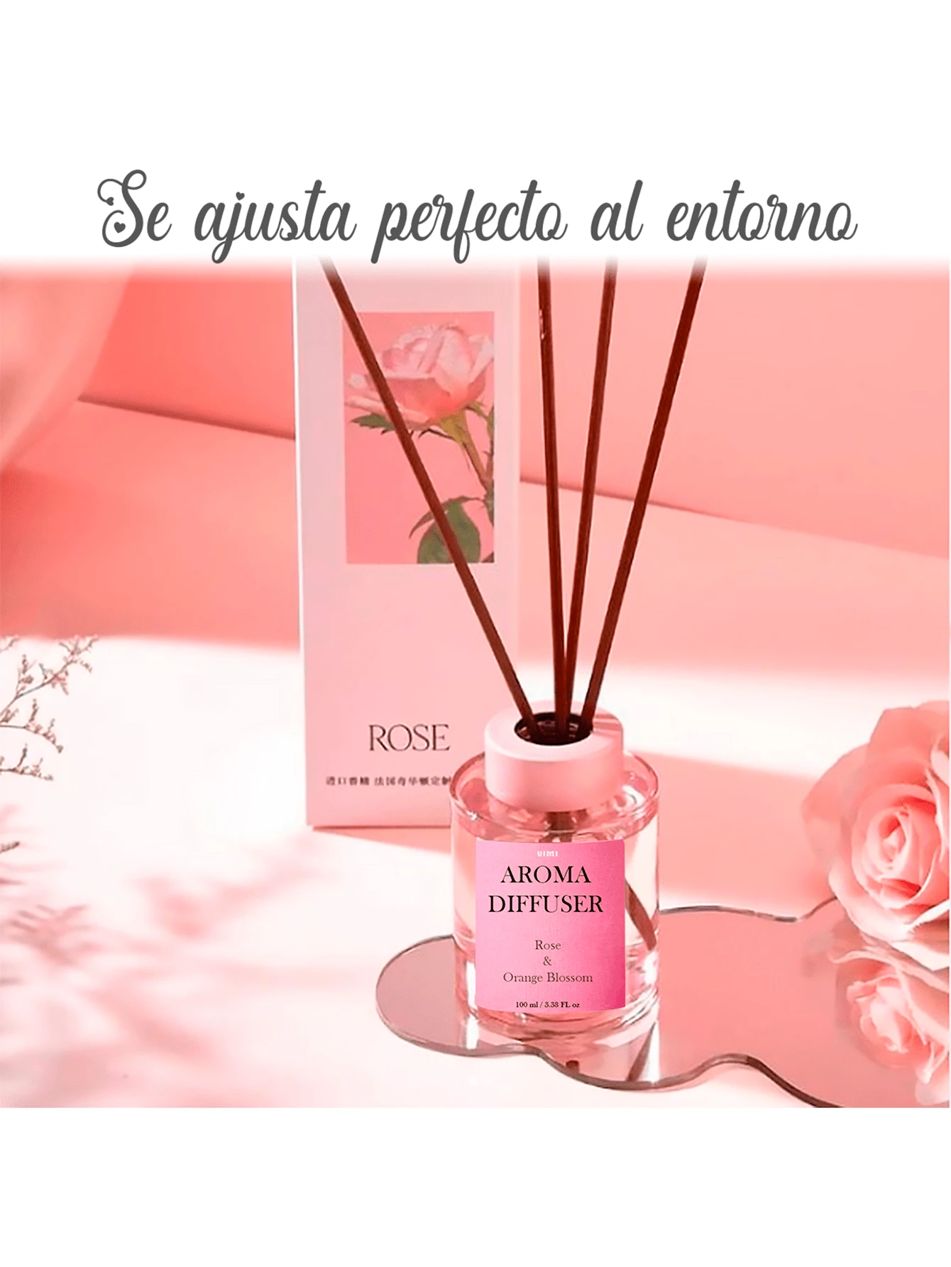 Aroma Diffuser - Pink - View 1