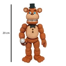 Figura Five Nightss At Freddy's Freddy Articulado Accesorios - Café integral - Ver 8