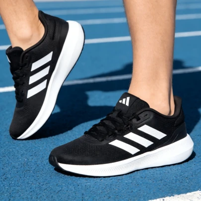 Adidas 男士 RUNFALCON 3.0 跑步鞋，运动鞋，适合跑步、锻炼、休闲穿着、户外日常跑步