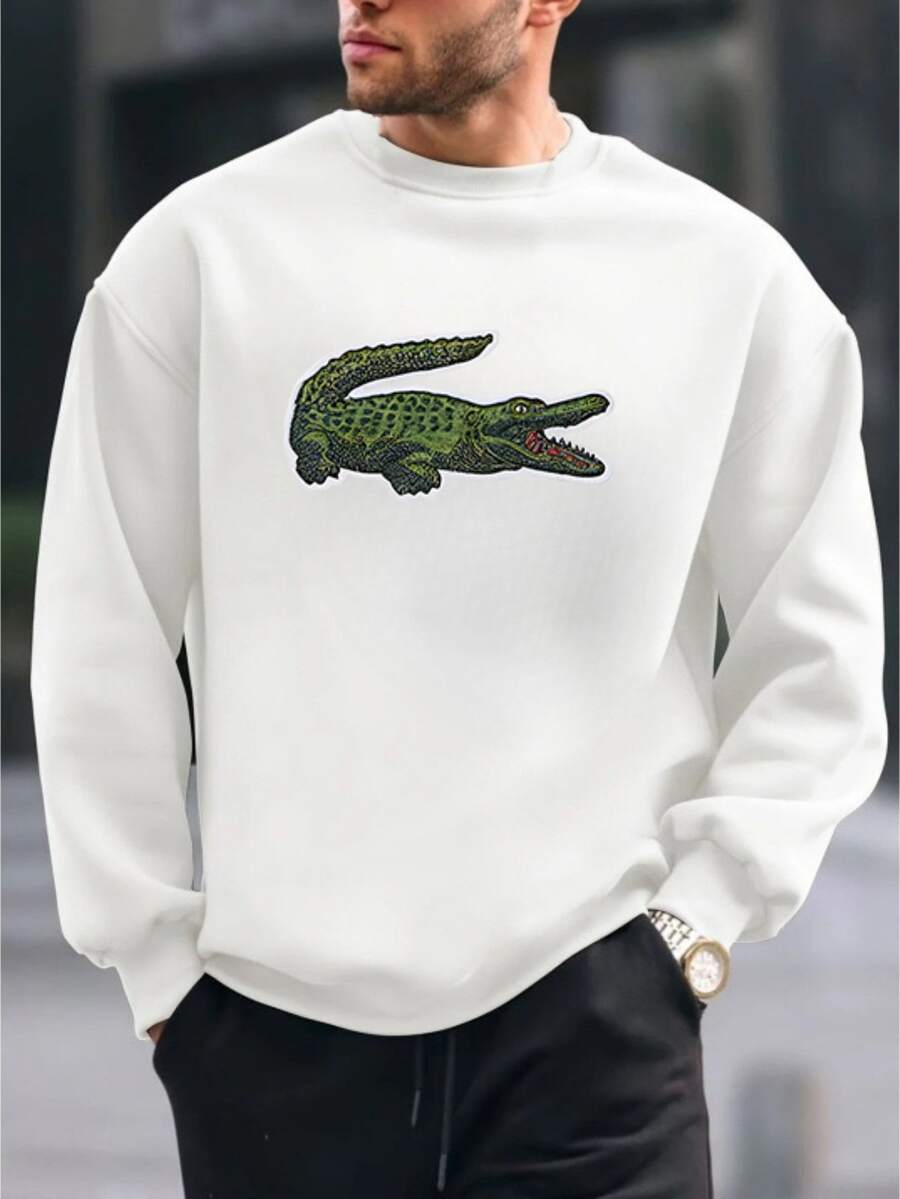 Men Sweatshirts - White - View 1