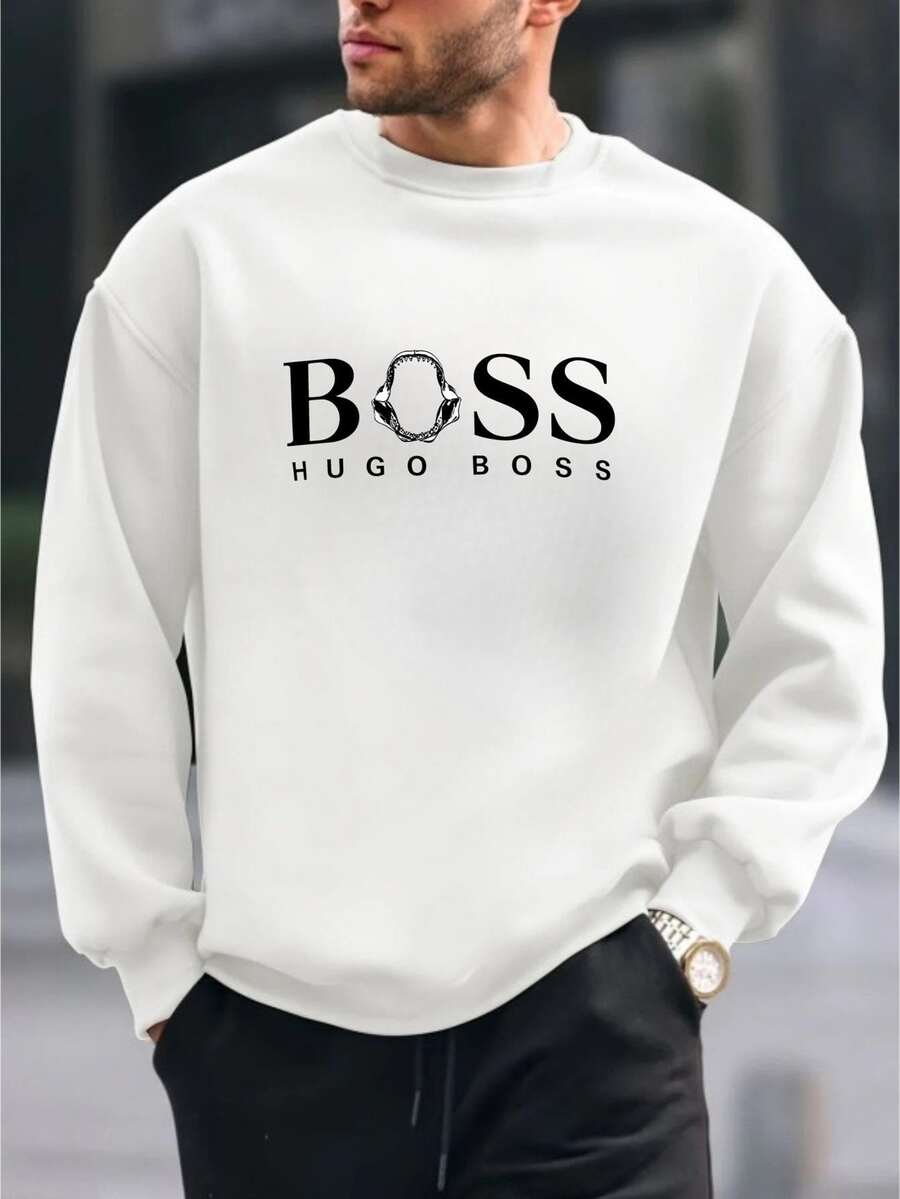 Men Sweatshirts - White - View 1