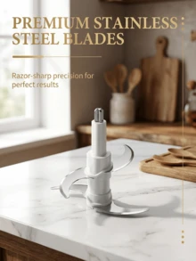 Elektryczna maszynka do mięsa ze stali nierdzewnej o pojemności 3 l, z 4 ostrymi ostrzami, do mielenia mięsa, warzyw, owoców i orzechów. SOKANY - Wtyczka UE typ C (220–240 V) - Zobacz 6