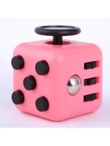 1pc Fidget Toy Anti-Anxiety Dice Stress Relief Attention Cube Plastic Game Relaxation Anti-Pressure Cube Toy Gift - Multicolor - View 11