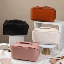 1 PC Elegant Makeup Bag - Portable Travel Storage Box, Handbag Style, Suitable For Makeup And Toiletries, Perfect Christmas, Halloween, Thanksgiving Gifts, Makeup Travel Storage Box - Hồng - Xem 7