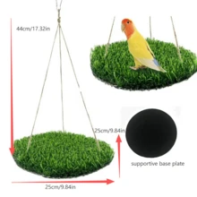 1 Large, Medium, And Small Parrot, Squirrel, And Hamster Pet Grass Hammock Climbing Toy - Multicolor - View 9