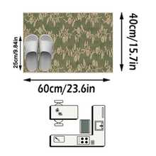 1 pieza Alfombra/Tapete/Alfombra de área/Alfombra de baño/Felpudo/Pasillo de estilo vintage desgastado y abstracto, adecuado para baño, cocina, entrada, pasillo, mesita de noche, sala de estar, dormitorio y todas las estaciones, suave y lavable, decoración del hogar - Multicolor - Ver 16