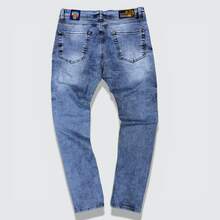 Men's Skinny Fitted Jeans With A Lengthening Effect - JO-007 - Ver 3