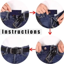 2/3/4/6pcs Adjustable Denim Waist Extender - Maternity Waistband, Suitable For Pregnant Women Jeans, Stretchable Denim Without Sewing - Multicolor - View 10