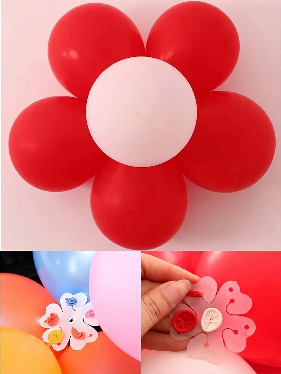 50个气球夹，多功能环，适用于婚礼、圣诞节、万圣节、新年、情人节和日常庆祝活动