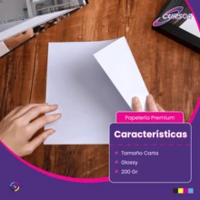 PAPEL FOTOGRAFICO CURSOR GLOSSY BIFAZ 200g 50H. - 50pcs - Ver 4