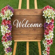 手工丝绸卡特兰兰花，艺术丝绸花，客厅花卉装饰，家居手工丝绸花，DIY婚礼花束、派对、家居客厅、厨房、花园、酒店、办公室、情人节、母亲节、生日礼物、春季家居花园派对装饰、DIY拱形花环装饰，也是送给女孩的绝佳礼物 - 彩色 - 查看 8