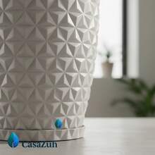 Diamond Model Plant Pot 20 Cm High - trắng - Xem 7