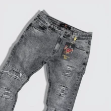 Men's Skinny Fitted Jeans With A Lengthening Effect - Ver 5