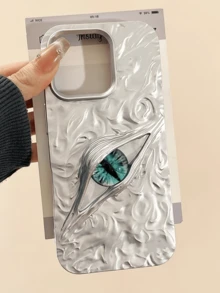 Halloween 3D Eye Matte Creative Personalized Full Coverage Soft Phone Case Compatible With Iphone 17/17 Pro/17 Pro Max/17 Plus/16/16 Pro/16 Pro Max/16 Plus/15/15 Pro/15 Pro Max/15 Plus/14/14 Pro/14 Pro Max/14 Plus/13/13 Pro/13 Pro Max/12/12 Pro/12 Pro Max/11/11 Pro Max - Black - View 5