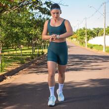 Adult Polyamide Running Socks With 3D Cuff, Breathable, Thermal Comfort, High Performance - 黑與白 - 查看 6