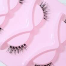 5 Pairs Of False Eyelashes, Beautiful Fairy Doll Cat Eye Simulation Extensions - 01 - 查看 4