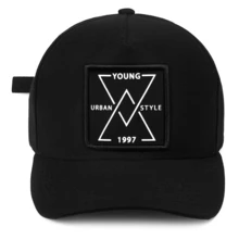 Urban Style Trucker Hat With Curved Brim And Adjustable Strap - Various Colors - Black - View 5