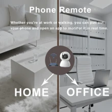 1 pieza Cámara de inalámbrica WiFi 2.4G para interiores, cámara HD 2MP, monitor de bebé/mascota, seguimiento automático, visión nocturna a color, audio bidireccional, visualización remota, uso compartido entre varios usuarios, control a través de aplicación móvil, almacenamiento en tarjeta SD/nube (se requiere suscripción), protege tu hogar - Ver 11