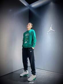 Nike Sportswear NSW CLUB PANT OH FT 休閒透氣長針織運動褲 男款 黑色 - 黑色 - 查看 8
