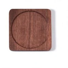 Customized Personalized Wooden Coasters With Customizable Text And Pattern Options, Hand Washable Heat-Resistant Coasters Suitable For Coffee, Tea, Valentine's Day, And Wedding Venues - Multicolor - View 12