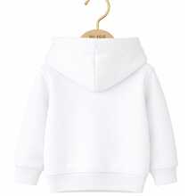 Kids' Kangaroo Hoodie With Brooklyn USA Print, New 2021 Style, , Foreign Style, Casual Winter Sweatshirt - 白色的 - 查看 2