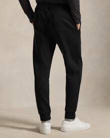 Pantalón jogger de punto doble Polo Ralph Lauren, pantalón de chándal con logotipo bordado - para hombre - Negro - Ver 4