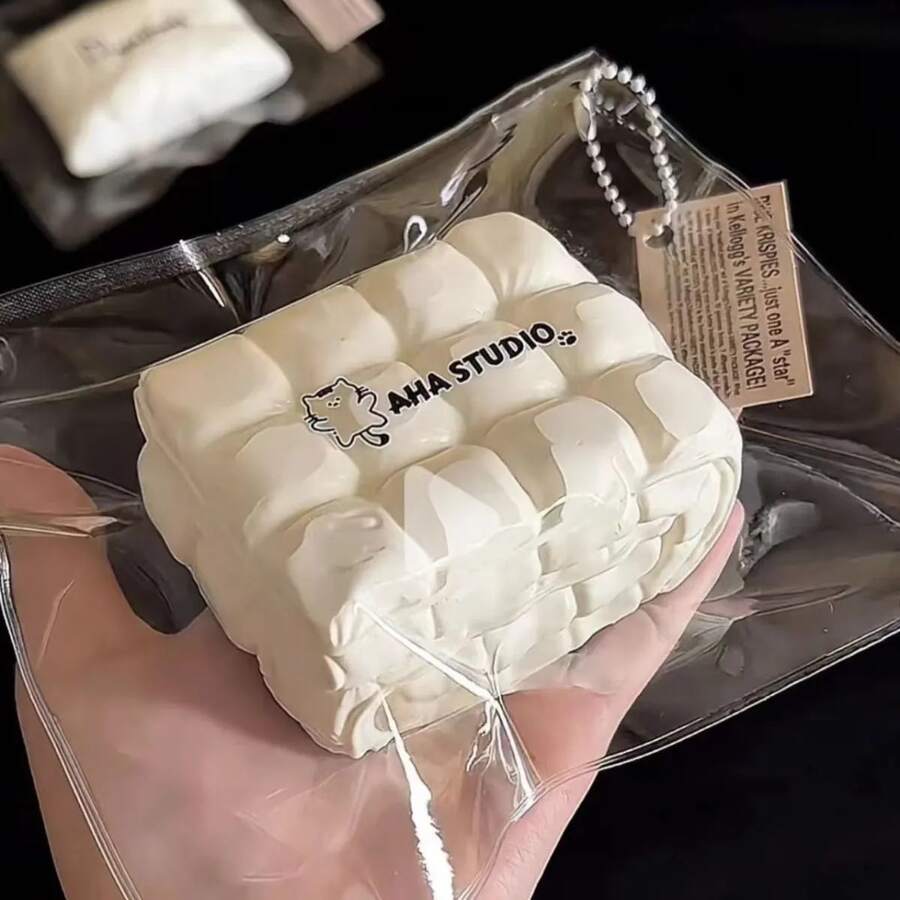 硅胶挤压玩具，手工慢回弹干泥，柔软减压玩具，天鹅绒被子，适合女孩、青少年，减压玩具，礼物 - 完美礼物 - 生日礼物 - 节日礼物 - 圣诞礼物 - 复活节礼物
