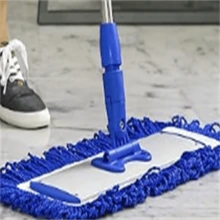 Whole 24" Microfiber Mop System - Clean & Dust Hardwood, Laminate, & Tile Floors, Reusable Mop Heads, Adjustable Handle, Washable Micro Fiber Wet & Dry Pads, Industrial & Commercial - A - Xem 1