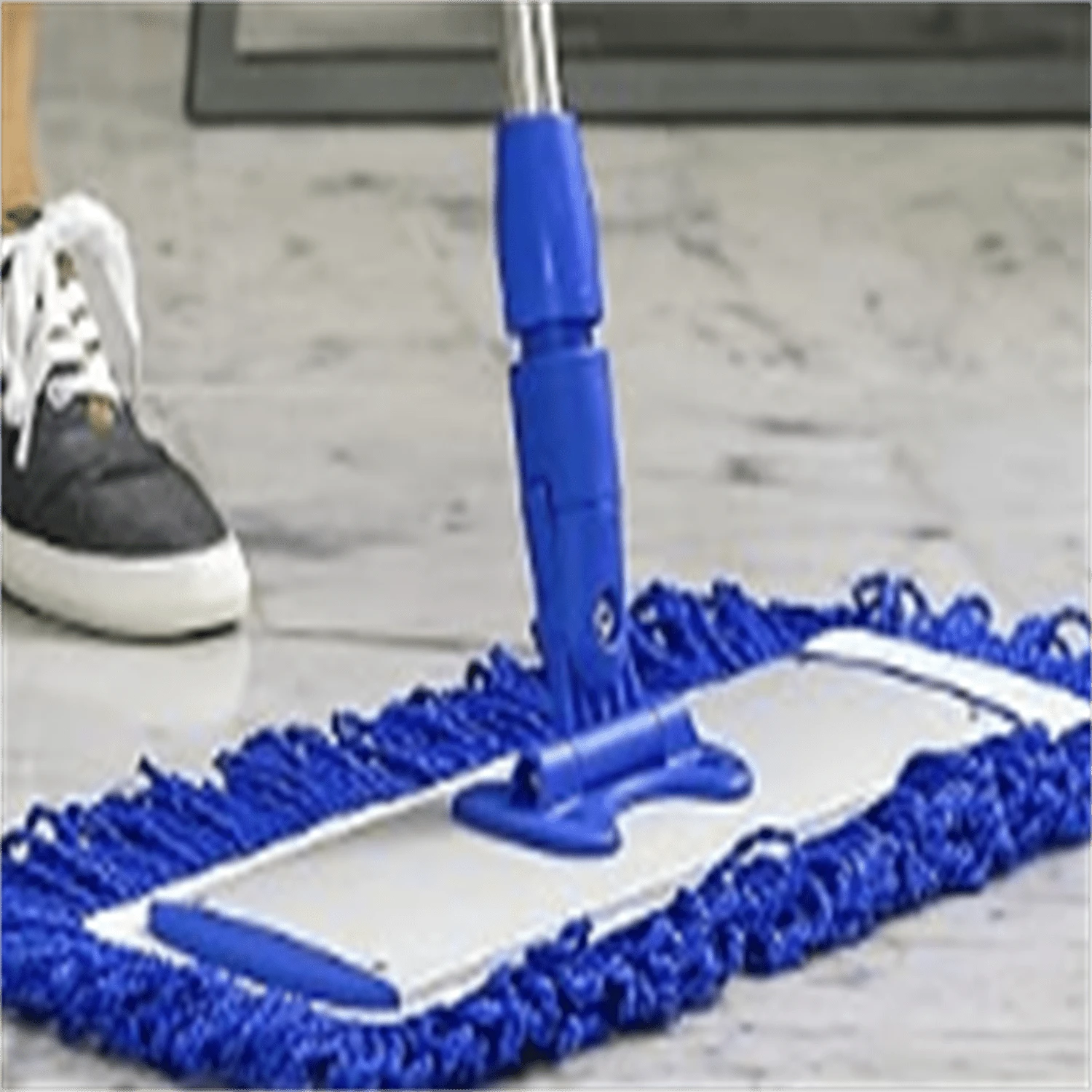 Whole 24" Microfiber Mop System - Clean & Dust Hardwood, Laminate, & Tile Floors, Reusable Mop Heads, Adjustable Handle, Washable Micro Fiber Wet & Dry Pads, Industrial & Commercial - A - Xem 1