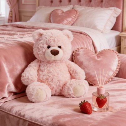 10.23 Inch/26cm Gifford Bear Series Cartoon Cute Classic Teddy Bear Plush Doll, Kawaii Bear Plush Pillow, Soft Stuffed Doll, Suitable For Children, Girls, Fans, Holiday Gift