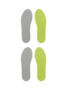 2 Pairs Unisex Sweat-Absorbent Breathable Non-Slip Soft Insoles, Suitable For Dress Shoes, Sneakers, Basketball Shoes - Gray-2 Pairs - View 11