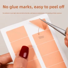 Disposable Half-Finger UV Gloves For Nail Art, Tape-Fixed Adhesive Stickers, Anti-Tanning Gloves, Nail Lamp Finger-Exposing Stickers - Multicolor - View 4