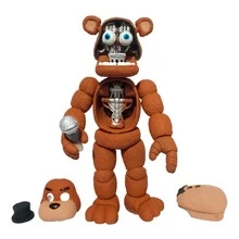 Figura Five Nightss At Freddy's Freddy Articulado Accesorios - Café integral - Ver 9