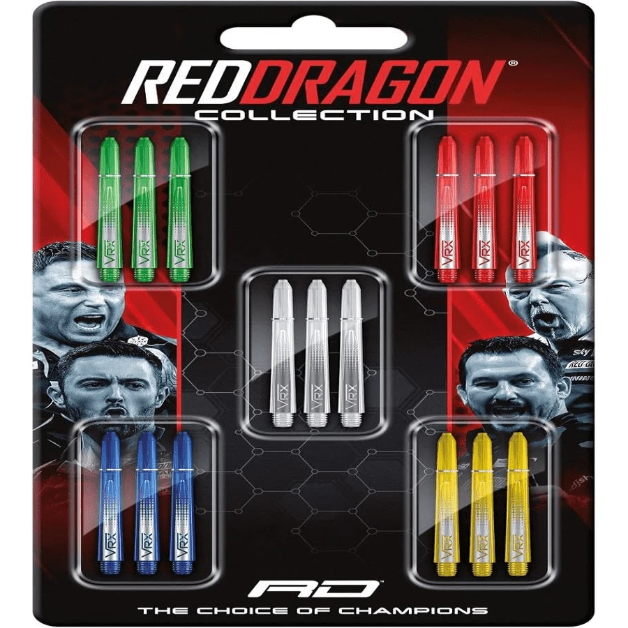 RED Dragon Dart Shaft Collections 5 Sets Per Pack (15 Waves Total) - ColorB - View 1