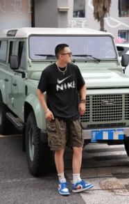 Nike HYVERSE Dri-FIT 休閒吸濕速乾柔軟百搭短袖T卹 男款 黑 - 黑色 - 查看 8