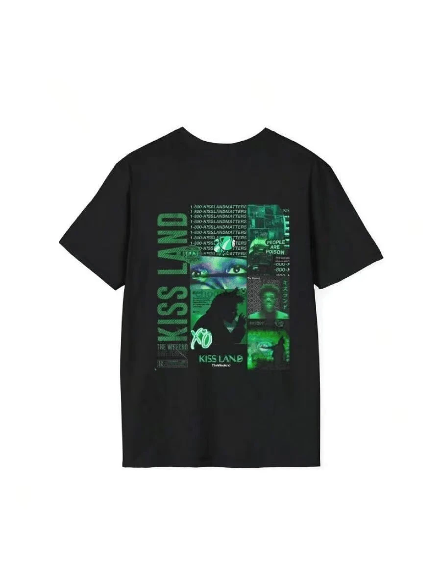 KissLand T-Shirt -  T-Shirt- XO T-Shirt - 黑色 - 查看 1