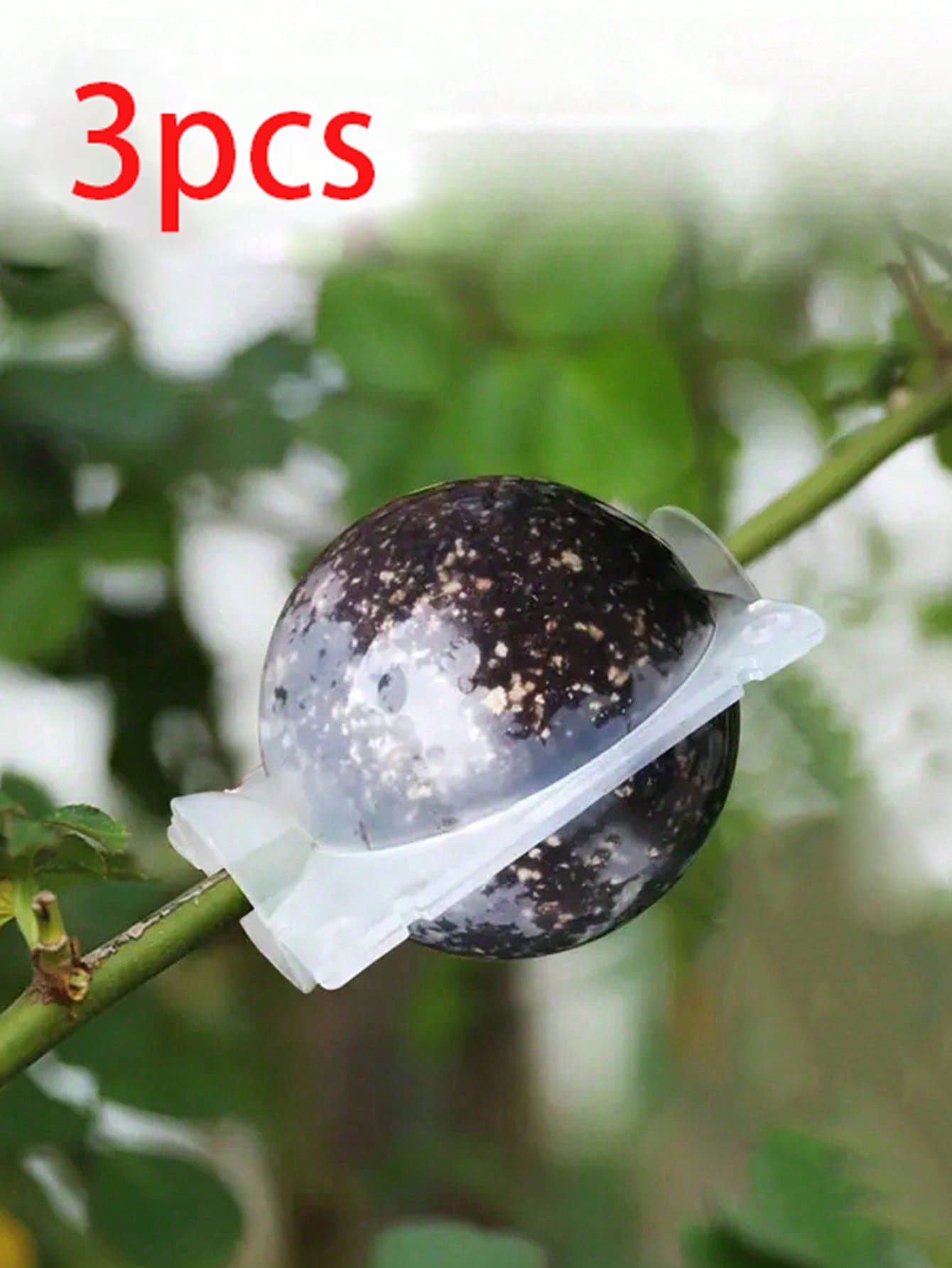 3pcs Reusable Plant Rooting Device, Air Layer Pod, Plant Rooting & Growth Box, High Pressure Propagation Ball Grafting Device Plant Root Controller Garden Plant Rooting Box (White) - Thickened Version - View 1