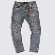 Men's Skinny Fitted Jeans With A Lengthening Effect - Ver 3